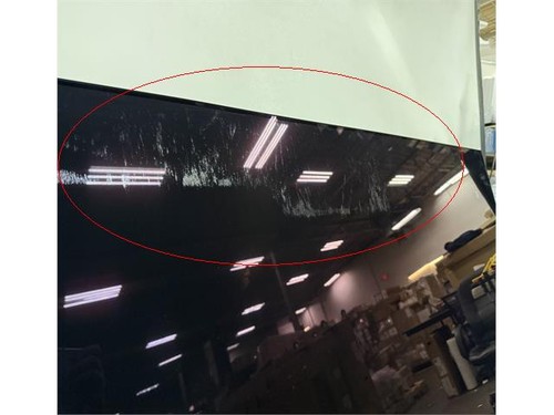 Scuffed lcd sony - qd-oled, 77"