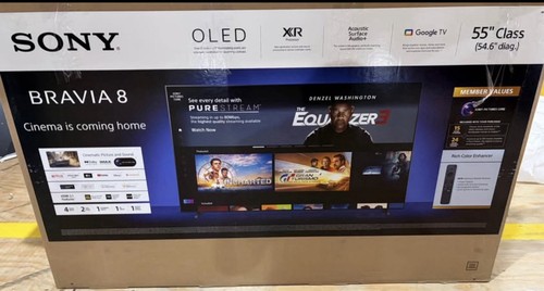Sony k55xr80 bravia - 8, inch